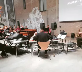 Sharemusic konsert på Skissernas museum. Foto.